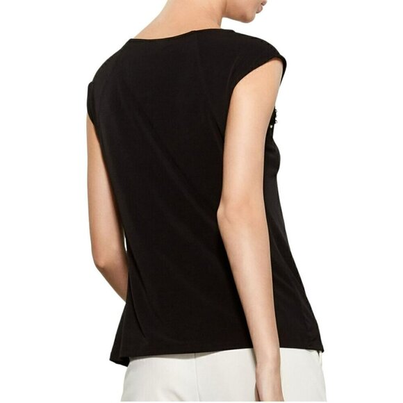 NWT Calvin Klein Pearl Embellished Blouse Top - Picture 2 of 8